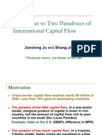 Jiandong Ju P Ang-Jin Wei: Personal Views, Not T Ose of T e IMF