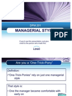 Managerial Styles Ppt