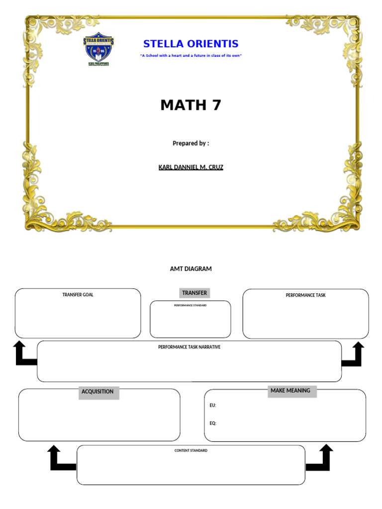Math 7 2nd Grading | PDF | Equations | Polynomial