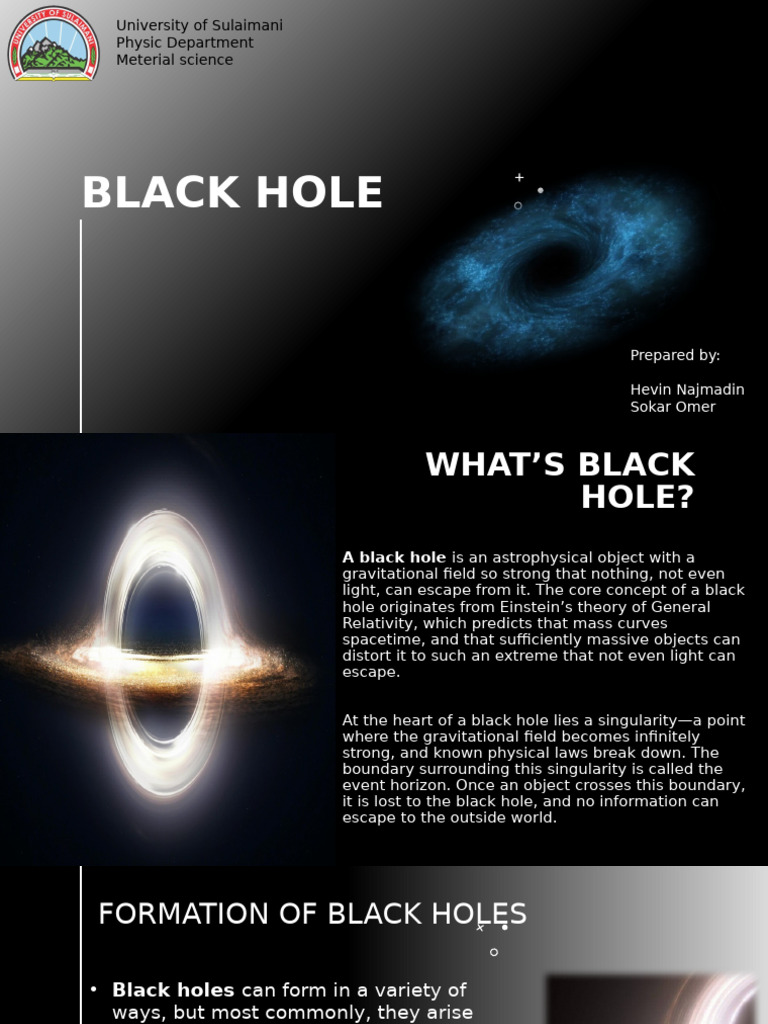 Black Hole | PDF | Black Hole | Event Horizon