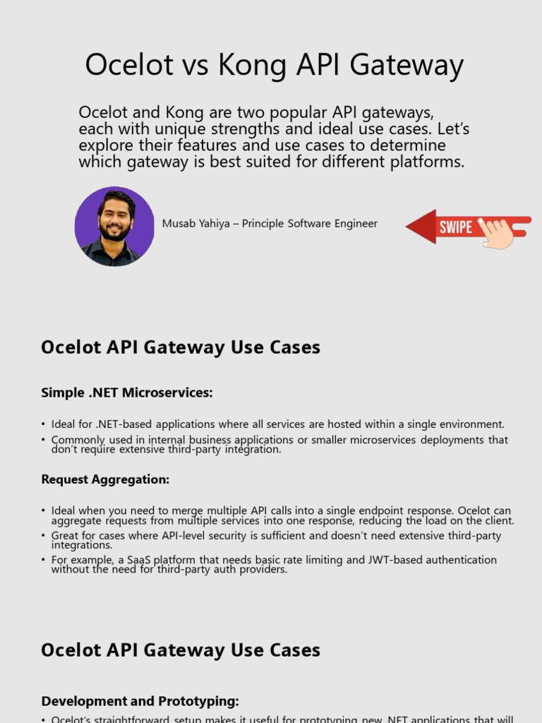 Ocelot vs Kong: API Gateway Insights | PDF | Cloud Computing | Cross ...