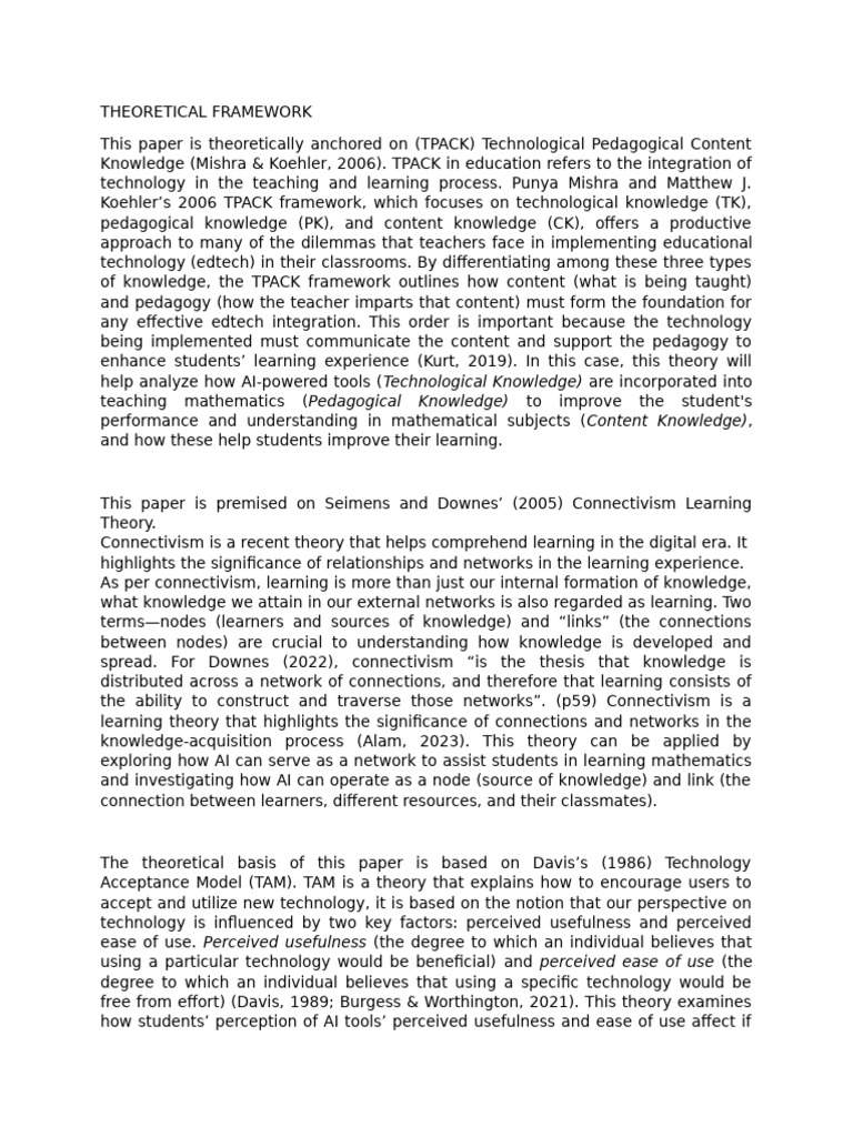 AI's Impact on Mathematics Education | PDF | Artificial Intelligence ...
