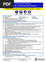 MEWP Emergency Lowering Procedures | PDF