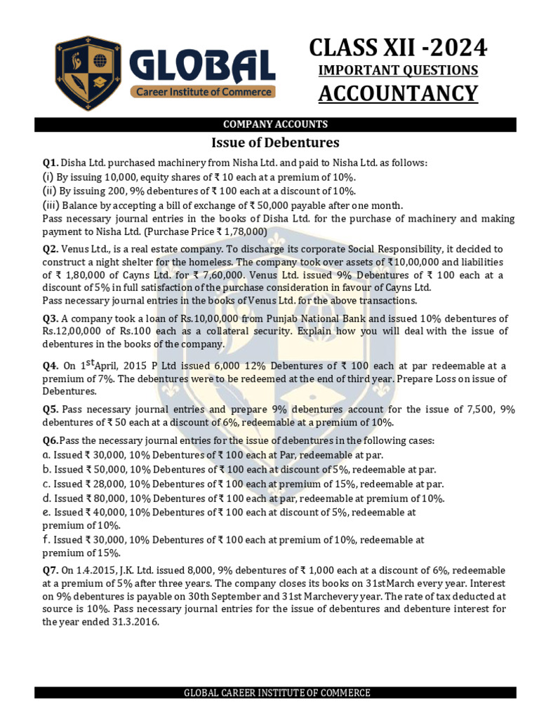 Disha Ltd. Machinery Purchase Journal Entries | PDF | Equity (Finance) |  Money