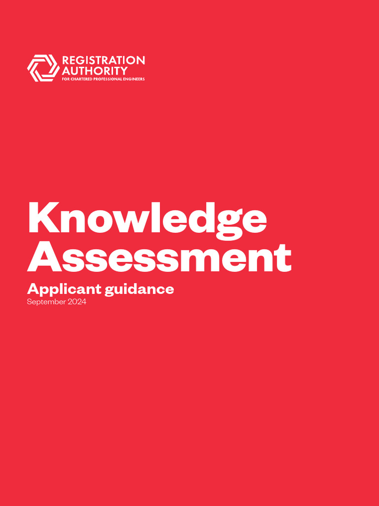 Knowledge Assessment for Engineering CPEng | PDF | Conceptual Model ...