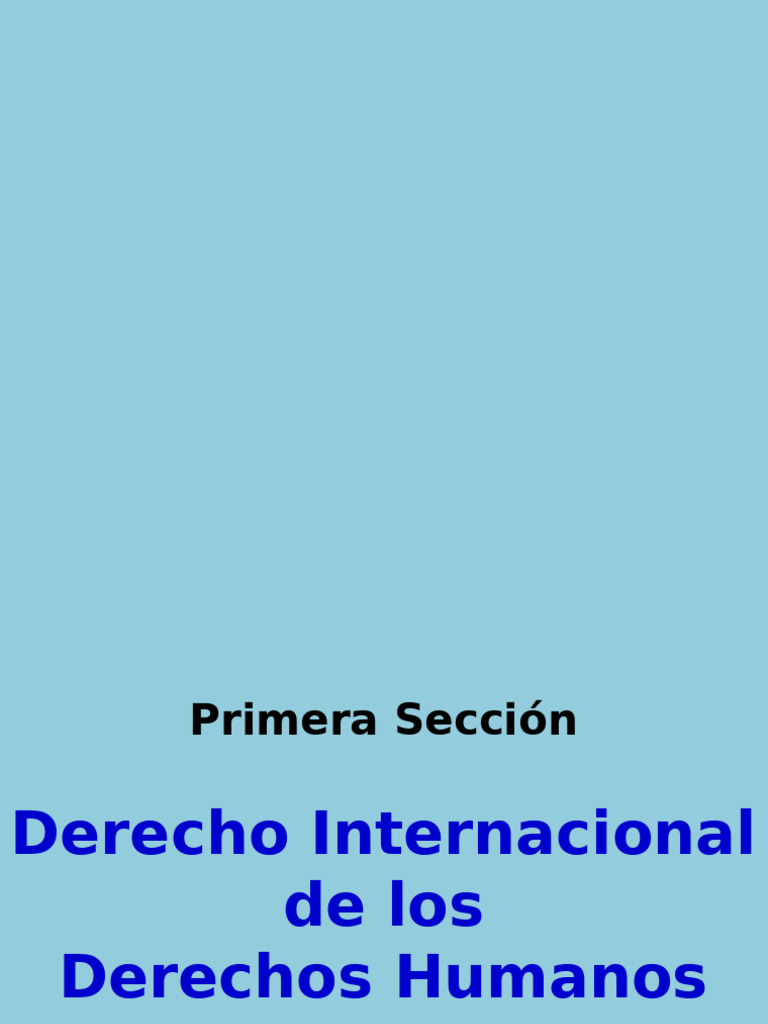 Derechos Humanos | PDF | Tratado | Convenio europeo de derechos humanos