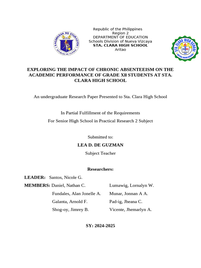 Research Group 04 Kinol 1 | PDF | Survey Methodology | Sampling ...