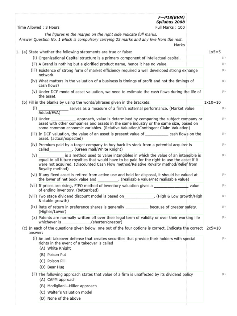 ICWA Payout Figures Analysis | PDF | Valuation (Finance) | Bonds (Finance)