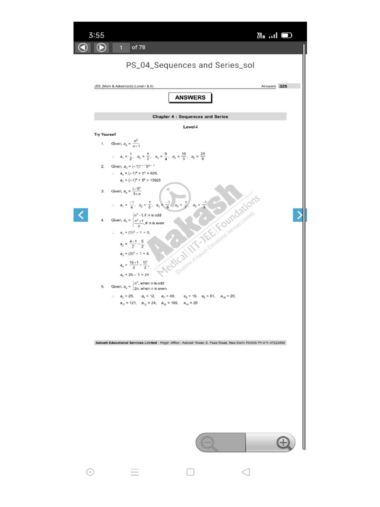 Sequence and Series | PDF