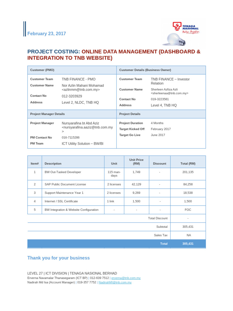 FIN - IR - Online Data Management | PDF | Electric Power