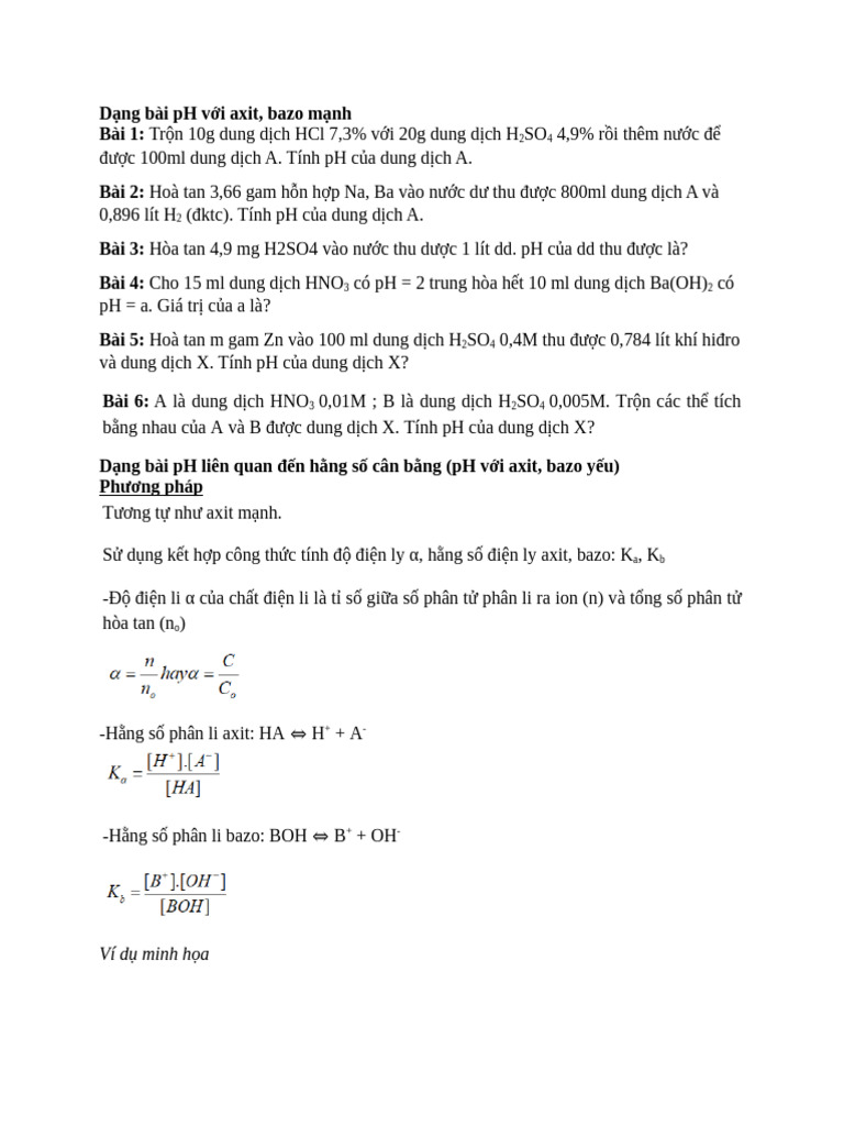 D NG Bài PH | PDF
