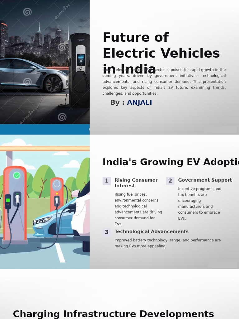 Future of Electric Vehicles in India | PDF | Electric Vehicle ...