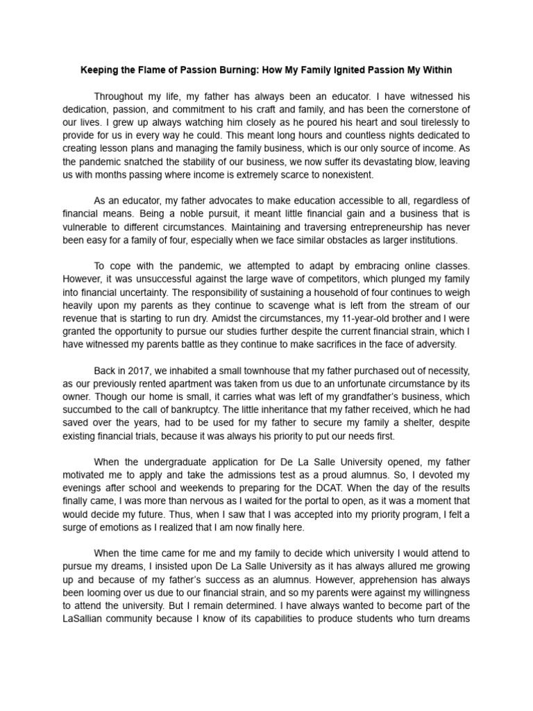Personal Essay | PDF