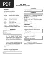 SQL Basics: Prepared by Destiny Corporation