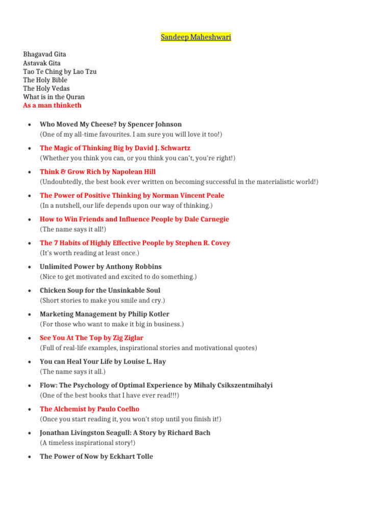 Self Improvement Book | PDF