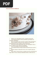 Dicas para Bolos Artísticos