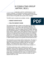 Boston Consulting Group Matrix