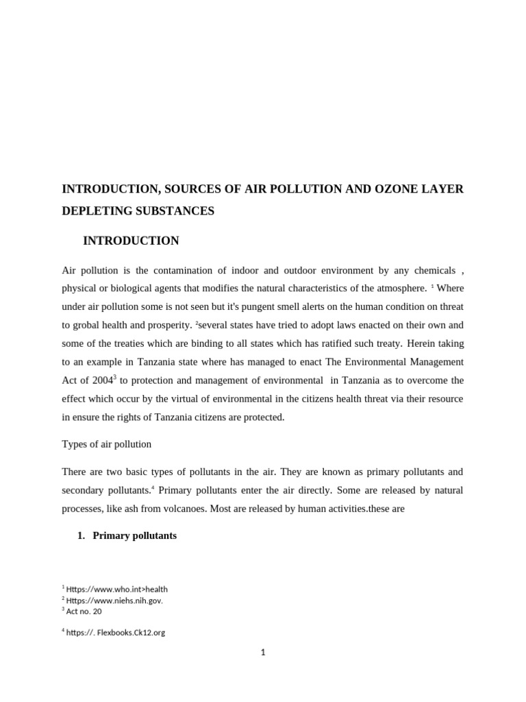 Ozone Layer Depleting Substances - Frank | PDF | Air Pollution ...