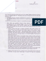 Surat Peringatan Supandi Kepada KH Baharuddin SH (8 Juni 2011)