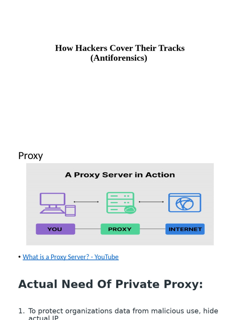 Attacker Use of Proxy Techniques | PDF | Proxy Server | Phishing