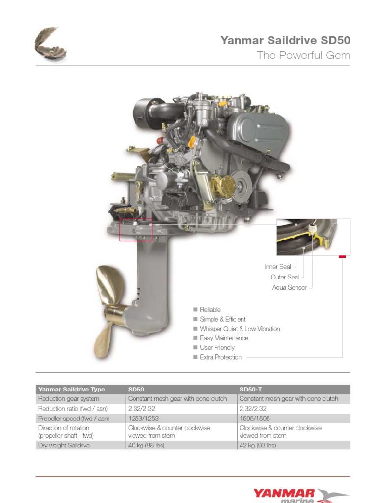 Yanmar 39 HP Horsepower Engines