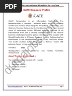 iGATE Company Profile: About The Recruitment Test