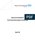 Adult and Paediatric Oral/nasal suction guidelines