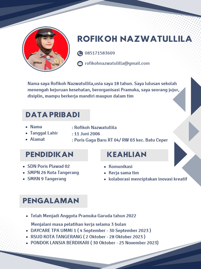 Biru Tua Abu Abu Modern Minimalis - 1