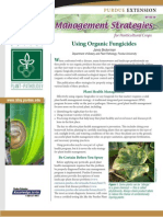 Disease Management Strategies: Using Organic Fungicides