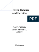 Paul Patton& John Protevi - Between Deleuze and Derrida