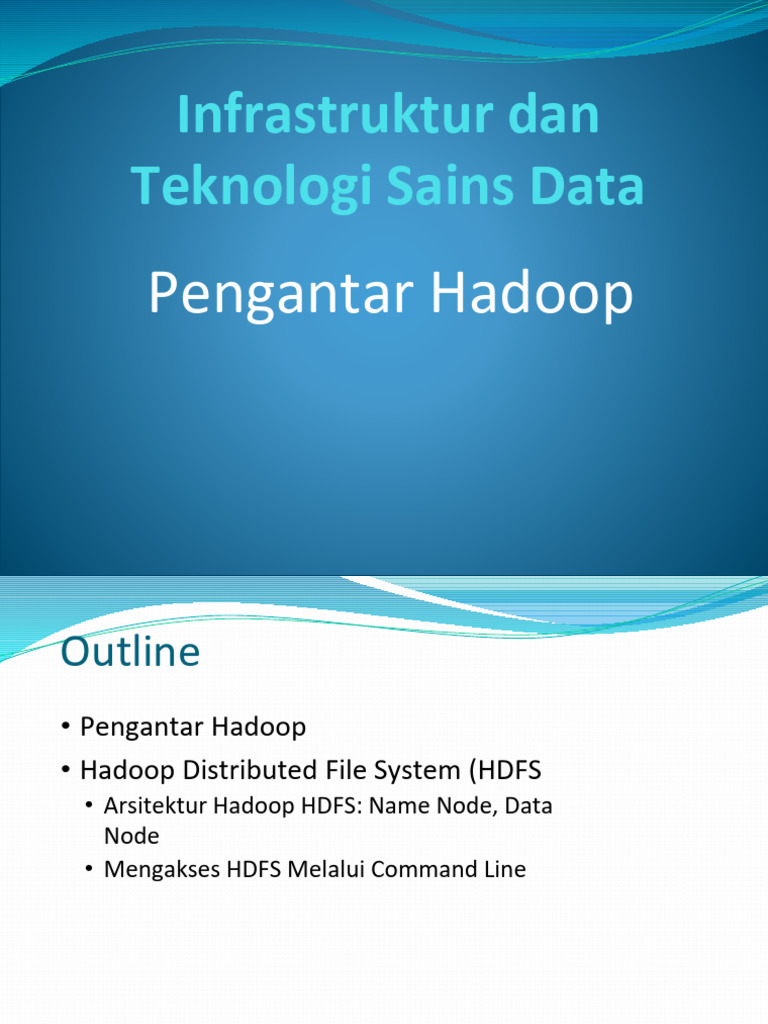 Panduan Dasar Hadoop dan HDFS | PDF