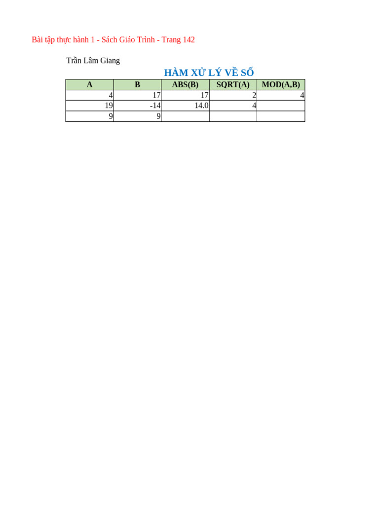 Du lieu excel bai tap gt pdf