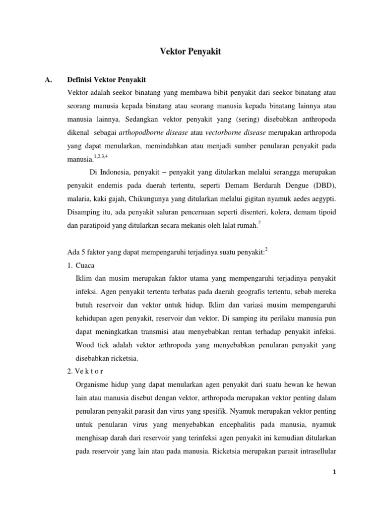 Vektor Penyakit