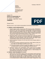 Surat Kpd KETUA DPC PPP SUMENEP, Meminta Kembali Sepeda Motor (6 Mei 2011) 