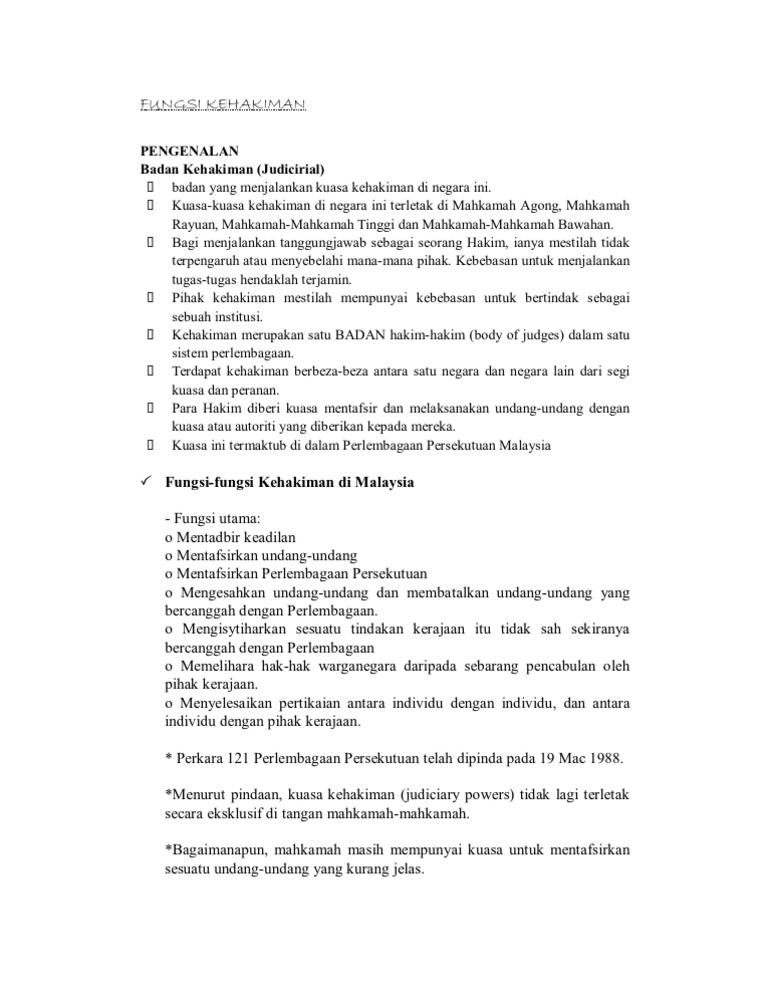 Fungsi Kehakiman  PDF