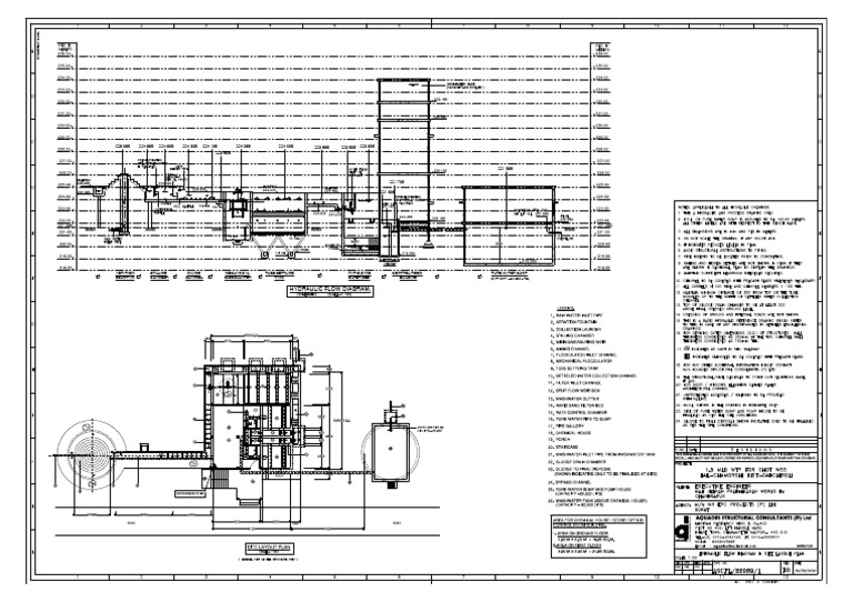 1.5 MLD WTP For Ghot Hydraulic Flow Diagram | PDF