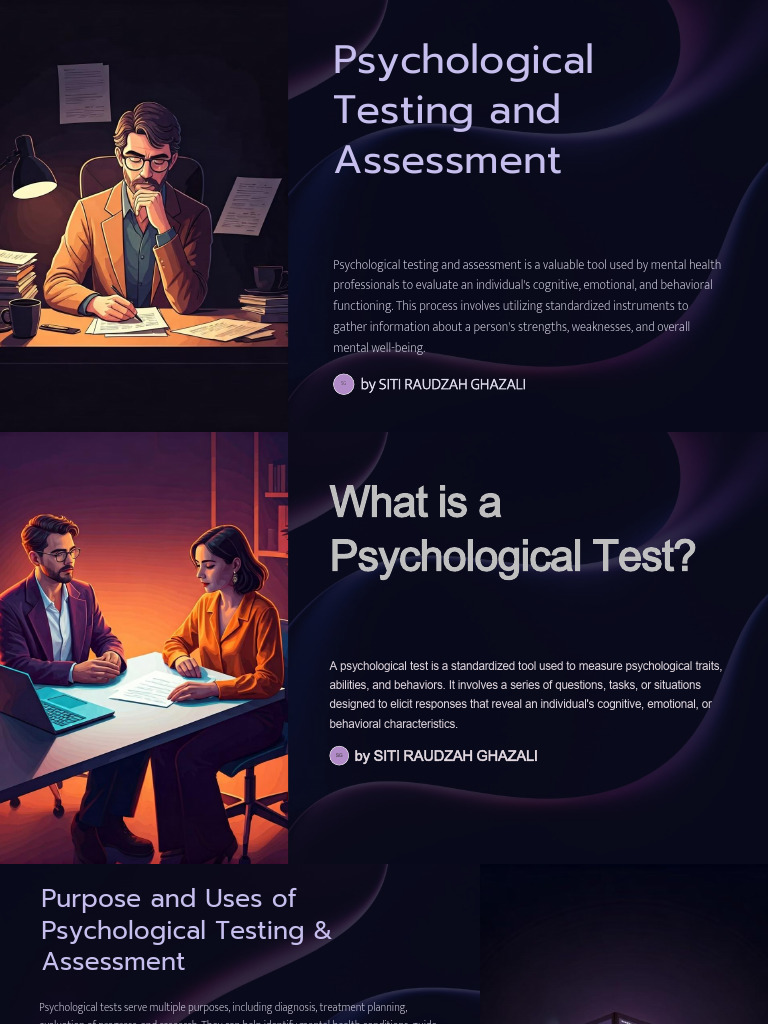Understanding Psychological Testing & Assessment | PDF | Intelligence ...