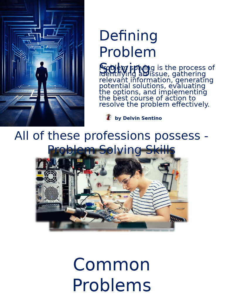Defining Problem Solving (Lesson #1) DRAFT | PDF | Cognition | Learning