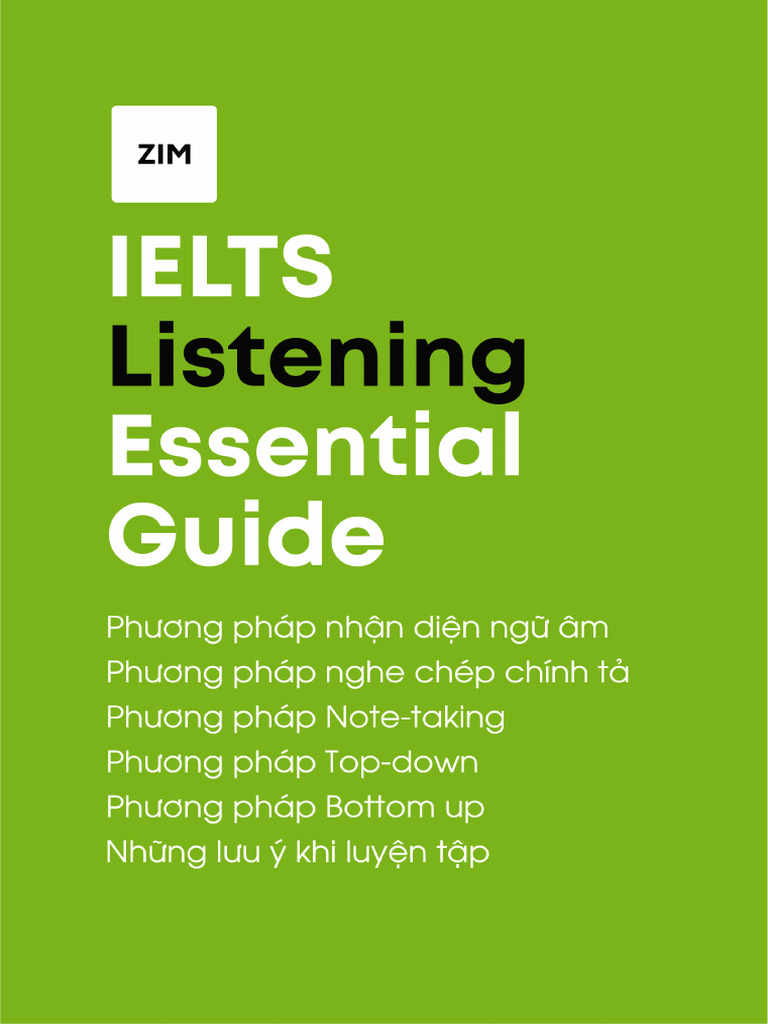 Ielts Listening Essential Guide | PDF