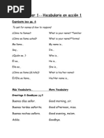 Spanish 1 & 2 Final Exam Review Packet | PDF | Grammatical Conjugation ...