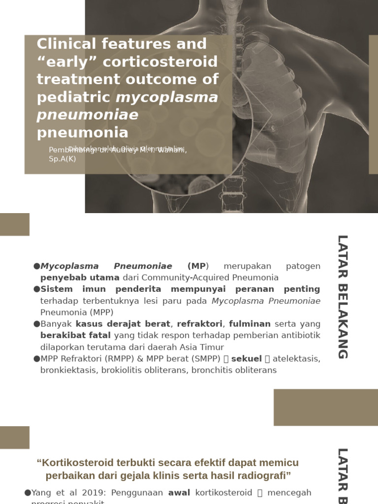 Clinical Features and "Early" Corticosteroid Treatment Outcome of ...