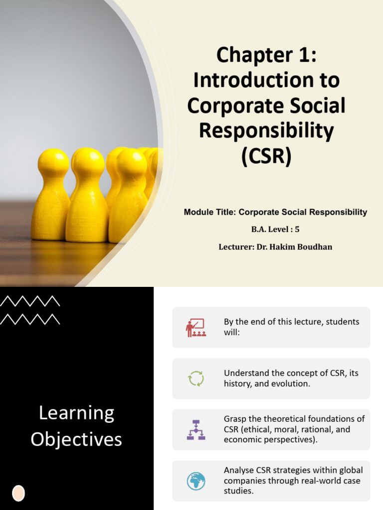Introduction to Corporate Social Responsibility | PDF | Corporate ...