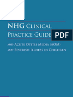 NHG Clinical Practice Guidelines M09 Acute Otitis Media AOM M29 Feverish Illness in Childeren