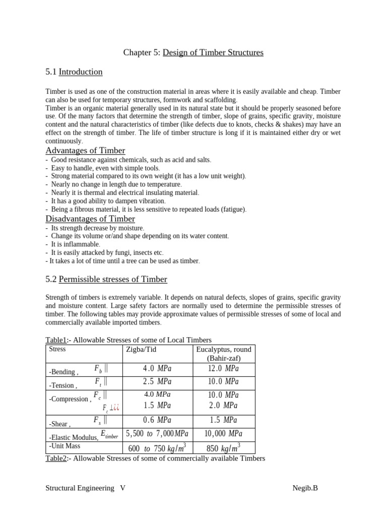 Timber Structure Design Guidelines | PDF | Lumber | Strength Of Materials