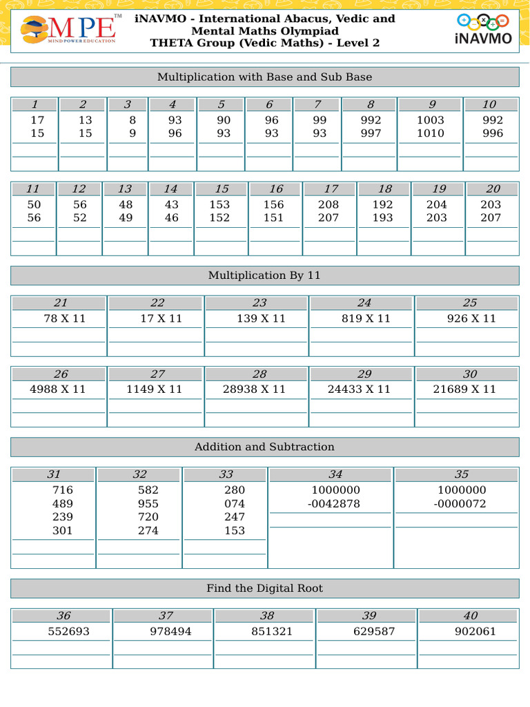 sample_theta_2 | PDF | Mathematics | Arithmetic