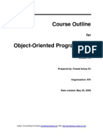 Oop Course Outline Local Market