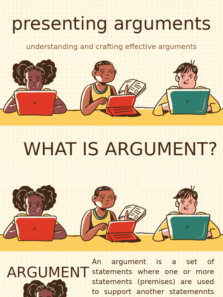 Crafting Effective Arguments Guide | PDF | Argument | Inductive Reasoning