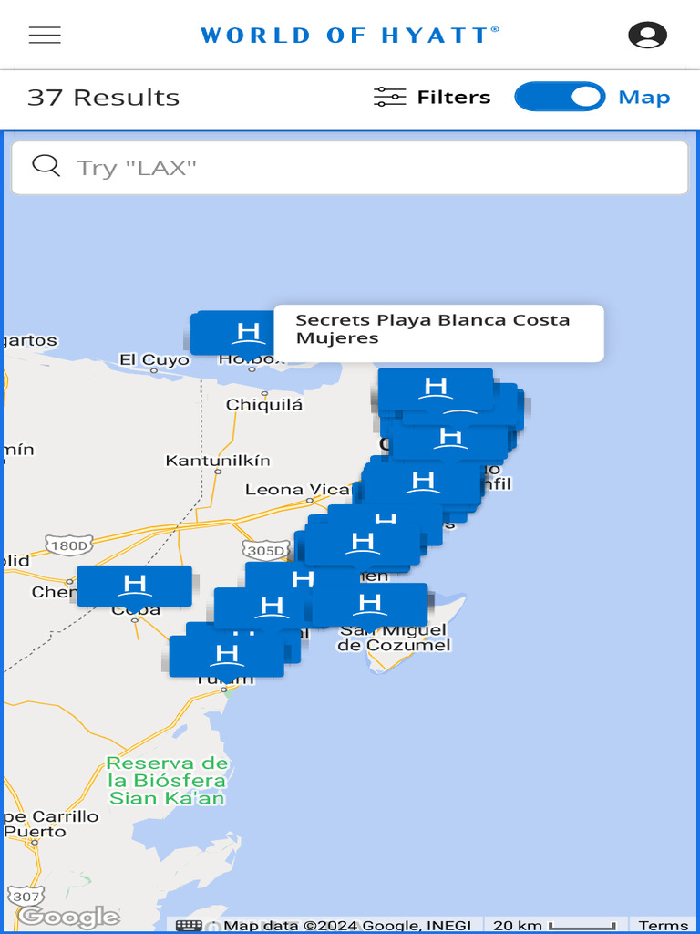Hyatt Hotels Worldwide Location Map | PDF
