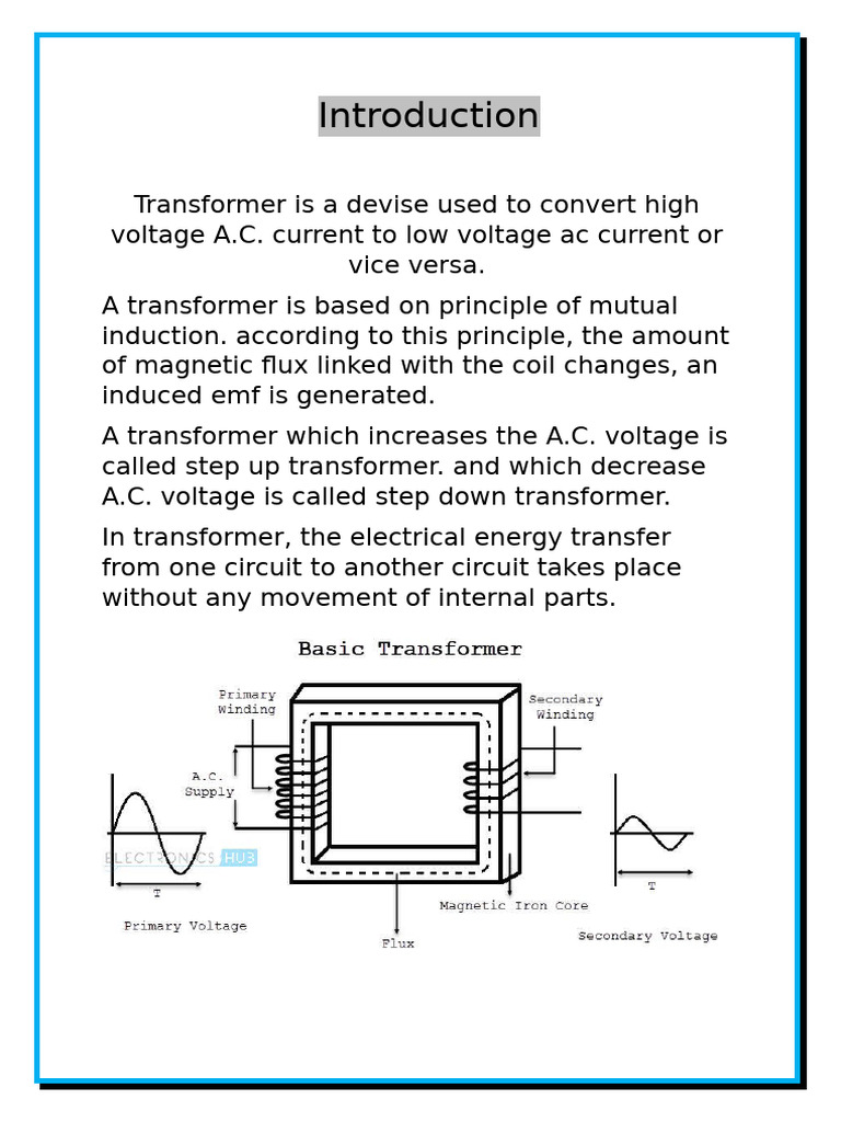 Understanding Transformers: Types & Losses | PDF | Transformer ...