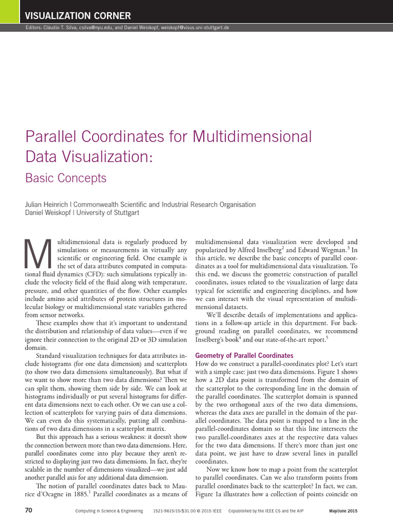 Heinrich Parallel 2015 | PDF | Cartesian Coordinate System | Geometry